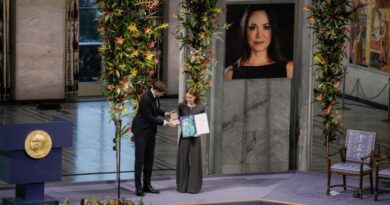 Machado dedica el Nobel de la Paz a todos los venezolanos y a los líderes que la apoyaron