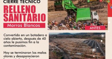 Johnny Torres hace el cierre del botadero de Morros Blancos y la entrega del nuevo Complejo de Tratamiento de Residuos Sólidos
