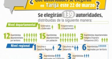 Más de 380 mil votantes en Tarija eligen este 22 de marzo a sus autoridades